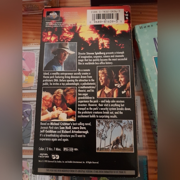 1993 jurassic park vhs - Picture 4 of 4